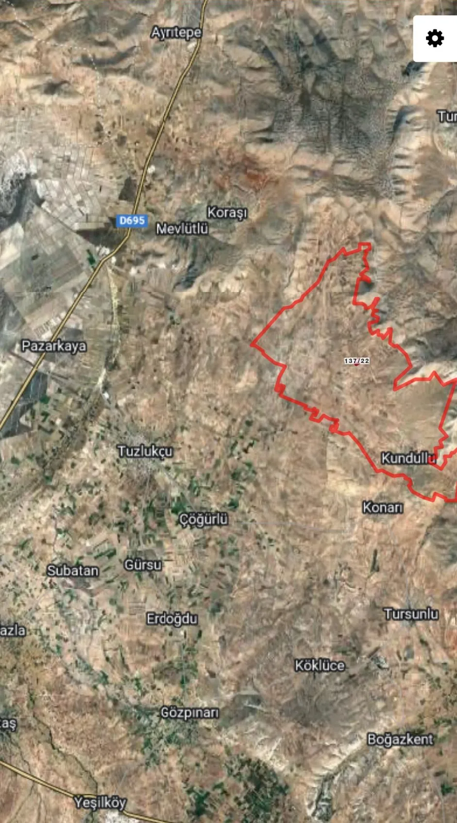 KONYA TUZLUKÇU KUNDULLU'DA YATIRIMLIK 32.908 M2 SATILIK MÜSTAKİL TARLA